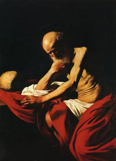 Saint Jerome in Meditation Caravaggio
